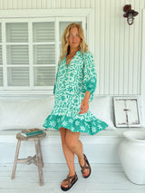 Inka Mini Dress - Mint Spritz