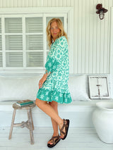 Inka Mini Dress - Mint Spritz