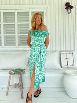 Zia Wrap Skirt- Mint Spritz