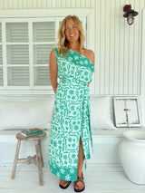 Zia Wrap Skirt- Mint Spritz