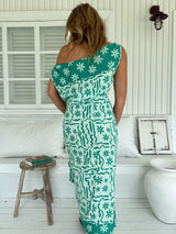 Zia Wrap Skirt- Mint Spritz