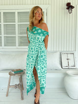 Zia Wrap Skirt- Mint Spritz