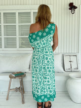 Zia Wrap Skirt- Mint Spritz