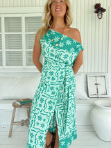 Zia Wrap Skirt- Mint Spritz