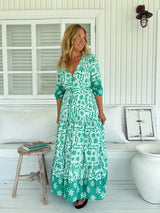 Tessa Maxi Dress - Mint Spritz