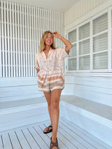 Lola Shirt - Mist Flower