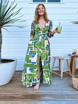 Tabitha Maxi Dress - Mystic Matcha