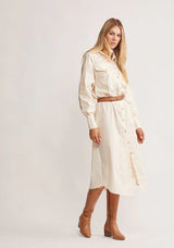 Wanderer Midi Dress ~ MOS the label