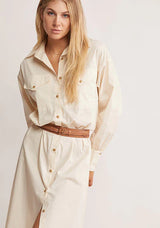 Wanderer Midi Dress ~ MOS the label