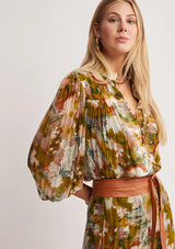 Abstract Botanica Blouse ~ MOS the label
