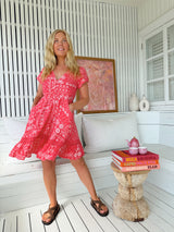 Carmen Mini Dress - Hibisca