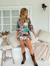 Mahlia Playsuit - Rome