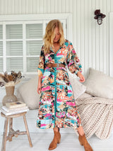 Whitney Midi Dress - Rome