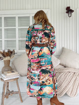 Whitney Midi Dress - Rome