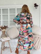 Whitney Midi Dress - Rome