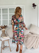 Whitney Midi Dress - Rome