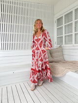 Carmen Maxi Long sleeve - Rosa