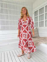 Lenni Midi Dress - Rosa