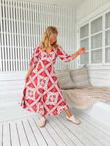 Lenni Midi Dress - Rosa