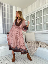 Boheme Lace Midi Dress - Seraphina