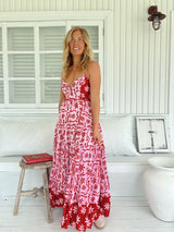 Bea Dress - Strawberry Spritz