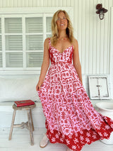 Bea Dress - Strawberry Spritz