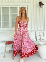 Bea Dress - Strawberry Spritz