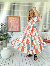 Ria Midi Dress -Long Island