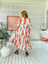 Ria Midi Dress -Long Island