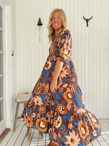 Eve Midi Dress - Tierra