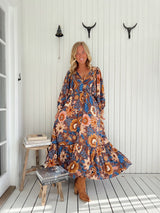 Catalonia Maxi Dress - Tierra