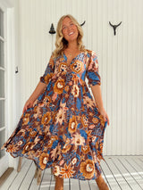 Eve Midi Dress - Tierra