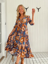 Eve Midi Dress - Tierra