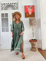 Meadow Maxi Dress- Viridian