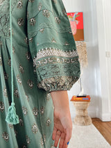 Meadow Maxi Dress- Viridian