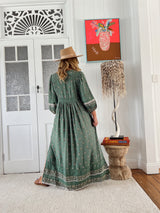 Meadow Maxi Dress- Viridian