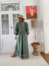 Meadow Maxi Dress- Viridian