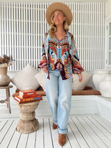 Imogen Blouse - Wild Hearts