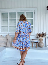 Isabella Mini Dress - Wild Orchid