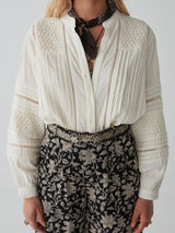 Angela Blouse - Meringe Cream - Maison Hotel