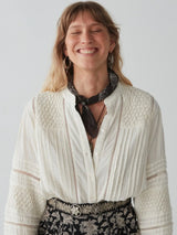 Angela Blouse - Meringe Cream - Maison Hotel