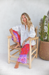 Bee Blouse - Moon Flower