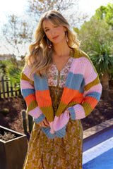 Pastal drift Knit Cardigan - Jaase