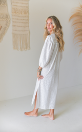 Selene Midi Dress - Moon Flower