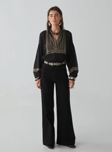 Tina Blouse - Madurai Charcoal - Maison Hotel