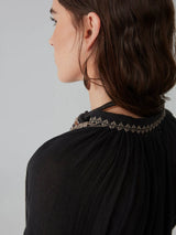 Tina Blouse - Madurai Charcoal - Maison Hotel