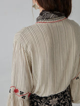 Tina Blouse - Wallflower Stripes - Maison Hotel