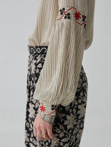 Tina Blouse - Wallflower Stripes - Maison Hotel