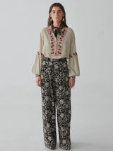 Tina Blouse - Wallflower Stripes - Maison Hotel