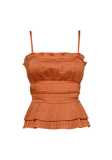 Golden Fields Pleated Top ~ MOS the label